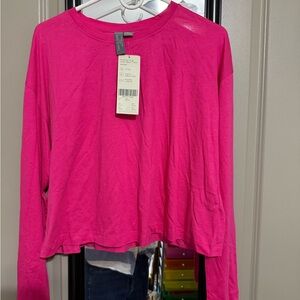 Sweaty Betty Fuchsia Long Sleeve T-Shirt